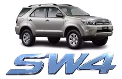 LETREIRO CROMADO "SW4" DA TAMPA TRAS SW4 05/