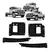 KIT SUPORTES PARACHOQUE DIANTEIRO (4 PÇS)
