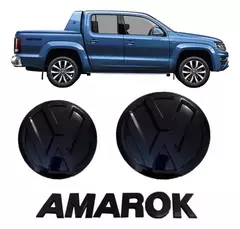 EMBLEMA DA TAMPA TRASEIRA AMAROK 17/ BLACK PIANO