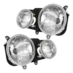Farol Duplo L200 Sport Outdoor 2004 Até 2012 - Flamma Autopeças