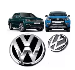 EMBLEMA DA GRADE AMAROK 17/ CROMADO