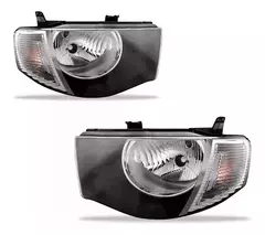 Farol L200 Triton 08 09 10 11 12 Pisca Cristal - Flamma Autopeças