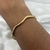 Bracelete Ondulado Dourado - comprar online