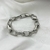 Pulseira Cartier Grossa Níquel