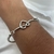 Bracelete de Coração Níquel - comprar online