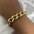 Pulseira de Corrente Groumet Grossa Diamantada - comprar online
