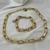 Conjunto de Corrente Cartier Grossa