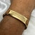 Pulseira de Couro Com Placa "Tudo Posso Naquele Que me Fortalece" - comprar online