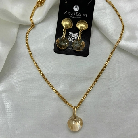 Conjunto de Concha de Cristal Laite