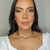 Choker de Corrente Groumet Grossa Diamantada