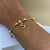 Pulseira de Corrente de Bolinha com Inicial de A-Z - comprar online