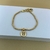 Pulseira Veneziana Fina Com Inicial A -Z