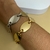 Pulseira de Placa dourada - comprar online