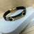 Pulseira de couro de Chave