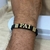 Pulseira de Couro nome PAI - comprar online