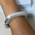 Bracelete Quadrado prata Fosco - comprar online