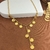 Choker Gravata de Medalha Moeda