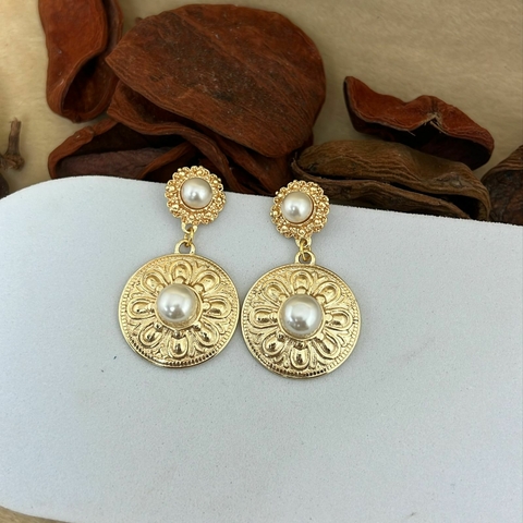 Brinco Boho com Pérola