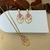 Conjunto de Tulipa Rosa