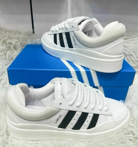 Tênis Adidas Campus 00s -Branco Preto Clássico - comprar online