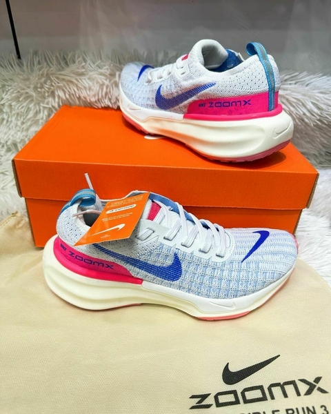 Tênis Nike Zoom MX Invincible 3 Azul Rosa Feminino - comprar online