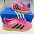 Tênis Gazelle Rosa Classico Retro Super Confortavel - comprar online