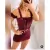 Conjunto Feminino Crepe Shorts Saia Suspensório Cropped Bojo M G GG na internet