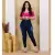 Calça Jeans Feminina Cintura Alta com Lycra Levanta Bumbum Skinny Jeans escuro - comprar online