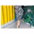 Vestido midi canelado,gola alta com fenda na lateral - loja online