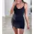 Vestido alcinha basico colado decote com fenda suplex - comprar online