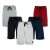 Kit 5 Bermudas Moletom Masculinas Algodão Ducam Listrada