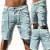 bermuda jeans masculina rasgada slim Premium