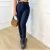 Calça Skinny Com Cinto Forrado Malha Pop Moda Blogueira