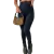 Calça Skinny Com Cinto Forrado Malha Pop Moda Blogueira - ALFA4SHOPP