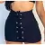 Short Saia Cintura Alta Short Saia Trançado frontal - comprar online