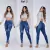 Calça Jeans Feminina com (elastano) Cintura Alta com efeito levanta bumbum - ALFA4SHOPP