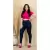 Calça Jeans Feminina Cintura Alta com Lycra Levanta Bumbum Skinny Jeans escuro - comprar online