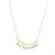 Colar varal de cristais banhado em ouro 18k - comprar online