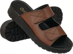 Sandalia Feminina Branca Plataforma Flat Tratorada Blogueira
