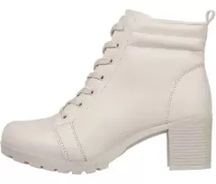Imagem do Novo Coturno Feminino Bota Tratorada Salto Baixo Confortável