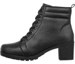 Novo Coturno Feminino Bota Tratorada Salto Baixo Confortável na internet