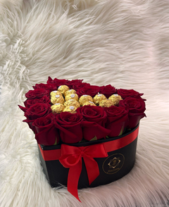 BOX CORAZON CON CENTRO DE CHOCOLATES - comprar online