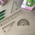 Set de 4 piezas geometria / regla "Weibo" Verde - comprar online