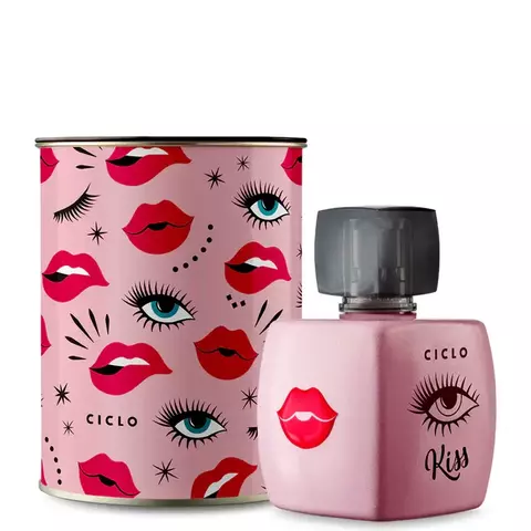KISS Ciclo Cosméticos Perfume Fem - 100ml - lata
