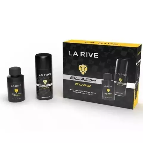LA RIVE KIT BLACK FURY 75ML DEO 150ML