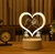 Imagem do Lâmpada 3D Acrílico USB LED Luzes Noturnas Sinal de Néon Lâmpada Decoraçõe