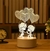 Lâmpada 3D Acrílico USB LED Luzes Noturnas Sinal de Néon Lâmpada Decoraçõe - comprar online