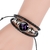 Pulseira de Corda de Couro com 12 Constelações que Brilham no Escuro - comprar online