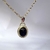 COLGANTE DE PLATA925 CON AMATISTA GOTA Y AMATISTA OVALADA en internet