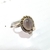 ANILLO EN ALPACA ALAMBRE RETORCIDO CON CUARZO ROSADO - comprar online